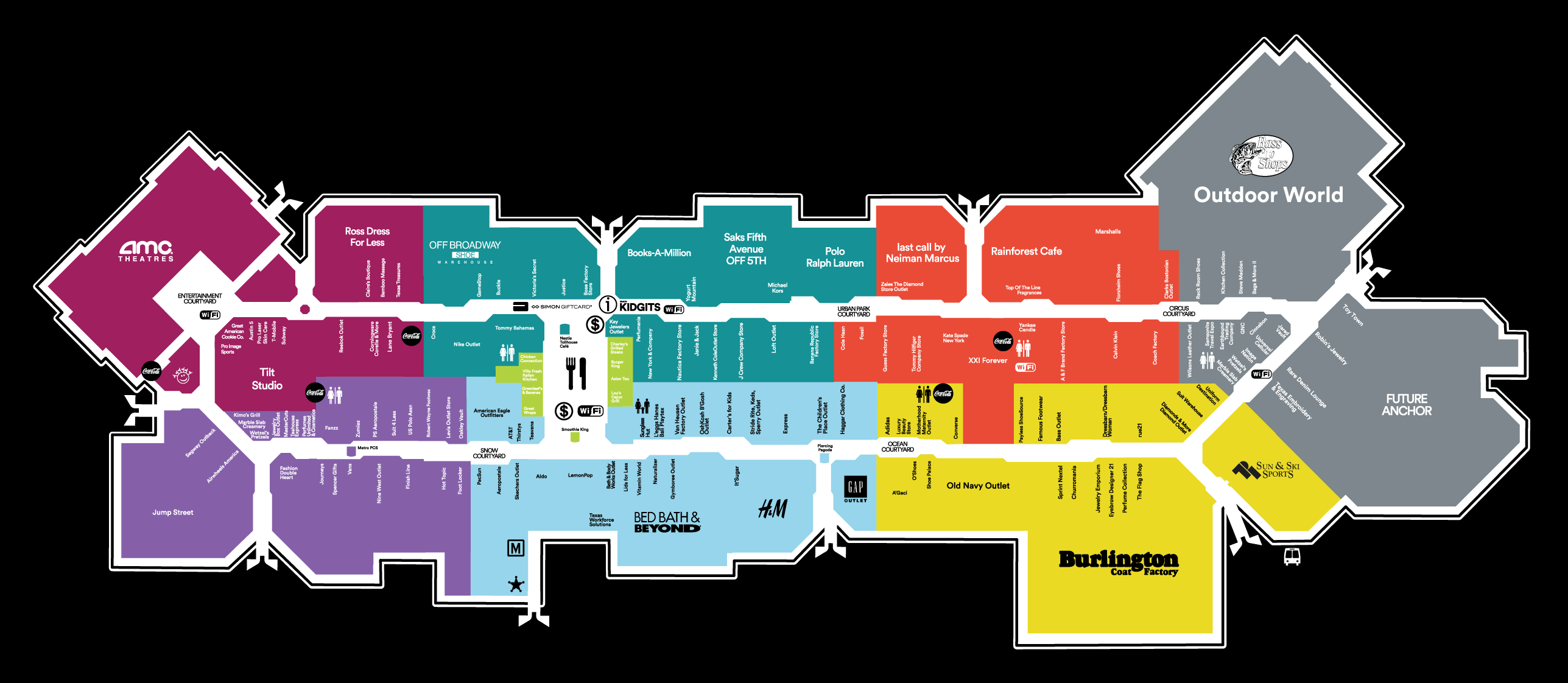 Houston Galleria Map Pdf