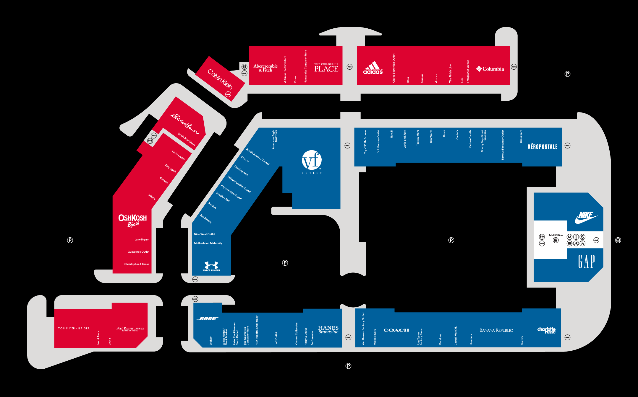 Complete List Of Stores Located At Edinburgh Premium Outlets® - A