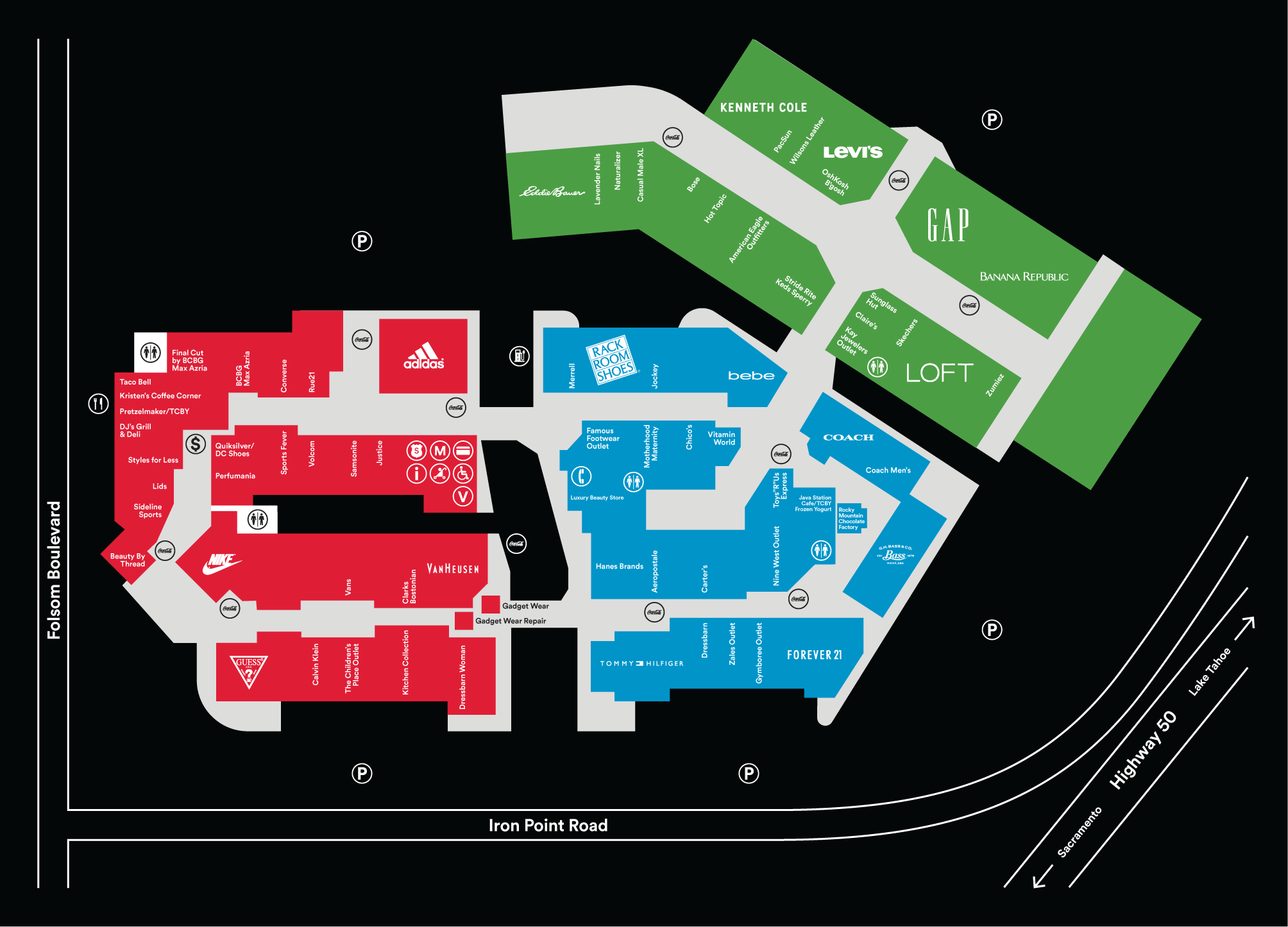 Folsom Premium Outlets - Outlet mall in California. Location & hours.