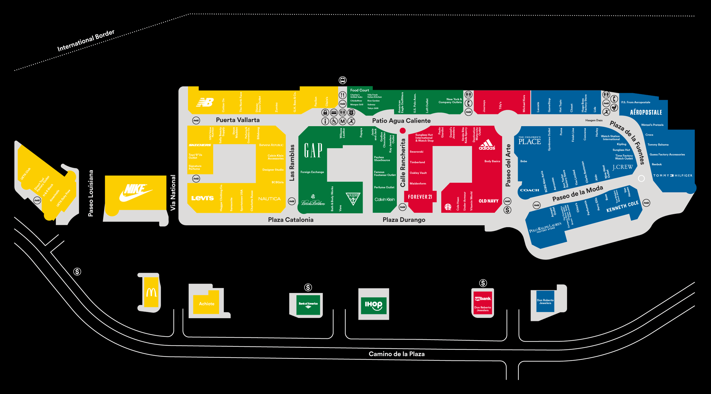 Plaza Las Americas Map