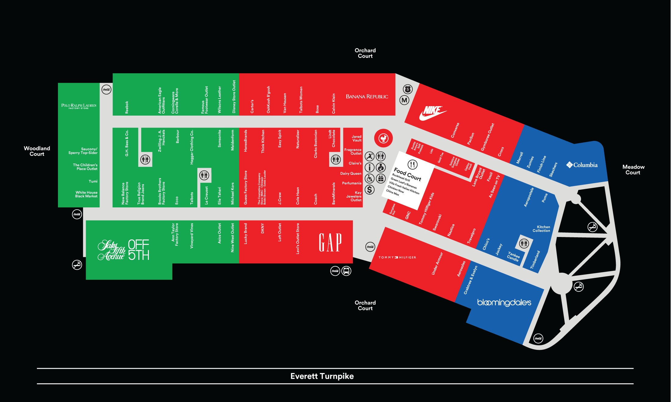 Premium Outlets Store List IQS Executive