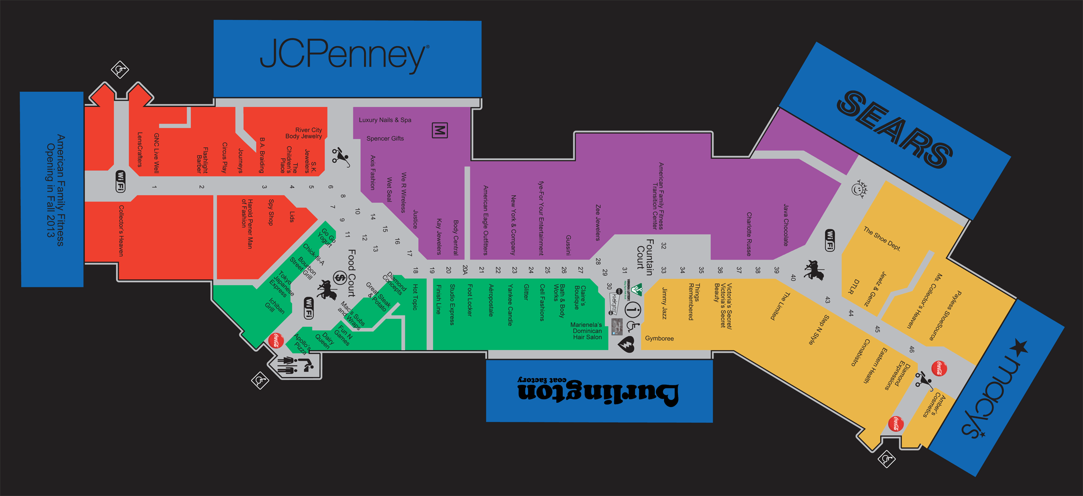 Complete List Of Stores Located At Virginia Center Commons A Shopping